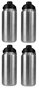 Kit 4 Garrafas Térmica Pullo Vetta 1300ML Inox