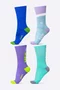 Kit 4 Meias de Corrida HUPI Color Pace