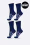 Kit 4 Pares de Meias Sport HUPI Azul Marinho