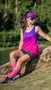 Kit 4 Pares de Meias Sport HUPI Rosa e Amarelo