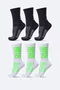 Kit 6 Pares de Meias HUPI Run Pack