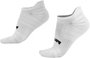 Kit 6 Pares Meia para Corrida HUPI Invisível Preto e Branco