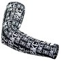 Kit Bandana HUPI Bike Branco e Manguito HUPI Bike Preto Proteção UV50+