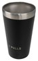 Kit com 2 Copos Térmicos Pullo Fun 480ML Preto e Cinza