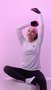 Kit com 3 Testeira Headband Faixa de Cabeça HUPI Run Rosa
