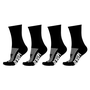 Kit com 4 Pares de Meias HUPI Lisa Preta