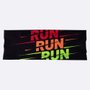 Kit Corrida HUPI Meia Cano Médio 36-42 e Testeira Run Run Run Preto