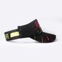 Kit Corrida HUPI Meia Longa e Viseira Run Run Run Preto