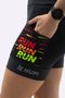 Kit Corrida HUPI RUN: Bermuda Curta Feminina e Meia Longa