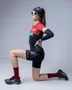 Kit corrida Manguito e Viseira Run - Preto