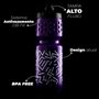 Kit Garrafa 600ml e Meia Roxo