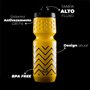 Kit Garrafa 750ml e Meia Amarelo