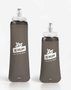 Kit Garrafas Dobráveis Soft Flask HUPI Cinza 350ml + 500ml