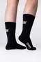 Kit HUPI 6 Pares de Meia Sport Preto Liso
