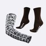 Kit Manguito HUPI Run Branco e Meia HUPI Lisa Dourado