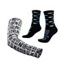 Kit Manguito HUPI Run Branco e Meia HUPI Sardinha