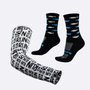 Kit Manguito HUPI Run Branco e Meia HUPI Sardinha