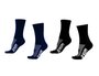 Kit Meia Hupi Corrida Ciclismo com 02 Pares Plus 42 ao 46 Preto e Azul