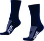 Kit Meia Hupi Corrida Ciclismo com 02 Pares Plus 42 ao 46 Preto e Azul