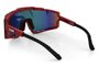 Kit Óculos de Sol HUPI Vapor Vermelho e Preto com 2 Lentes extras