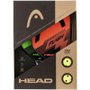 Kit Raquete de PickleBall Head Flash Verde/Laranja Neon