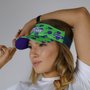 Kit Undergrip Spider Azul + Viseira Beach Tennis Padel Verde