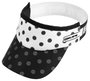 Kit Undergrip Spider Preto + Viseira Beach Tennis Padel Branca