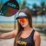 Kit Undergrip Spider Preto + Viseira Beach Tennis Padel Branca