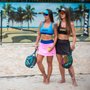 Kit Undergrip Spider Preto + Viseira Beach Tennis Padel Branca