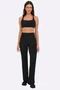 Legging Alto Giro Reta Feminina Preta