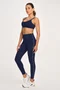 Legging Elástico Personalizado Alto Giro Feminina Azul