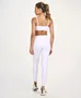 Legging Elástico Personalizado Alto Giro Feminina Branco