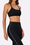 Legging Alto Giro Elástico Personalizado Feminina Preta