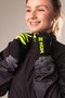 Luva HUPI Running Preto/Amarelo