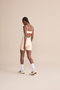 Macaquinho Shorts Allure Adaptiv Creme