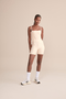 Macaquinho Shorts Allure Adaptiv Creme