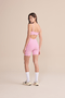 Macaquinho Shorts Sense Pro Rosa Claro