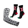 Manguito HUPI Run Branco e Meia HUPI Eliud