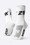 Meia Corrida HUPI 21K Branco - LT para pés menores 34-38