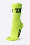Meia Corrida HUPI 21K Neo Amarelo Neon