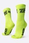 Meia Corrida HUPI 21K Neo Amarelo Neon