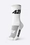 Meia Corrida HUPI 42K Branco - LT para pés menores 34-38