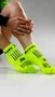 Meia Curta para Corrida HUPI - Running Pro Amarelo Neon
