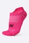 Meia Curta para Corrida HUPI Running Pro Invisível Rosa Neon