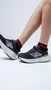 Meia Curta para Corrida HUPI - Running Pro Preto/Vermelho