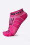 Meia Curta para Corrida HUPI Running Pro Rosa Pink