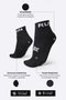 Meia Curta para Corrida HUPI - Running Pro Run Preto