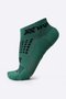 Meia Curta para Corrida HUPI Running Pro Verde Bandeira