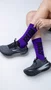 Meia de Corrida HUPI Run Roxo/Preto