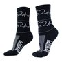 Meia Heart Beat Preto HUPI - LT para pés menores 34-38